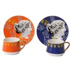 Lucky Art Mirth Bone 6Lı Kahve Fincanı