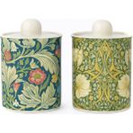 Lucky Art Sylva New Bone China Porselen 2li Kavanoz SETI-18CM - Renkli - 2 Adet - 10 x 18 cm