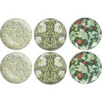 Lucky Art Sylva Porselen 20CM 6lı Tatlı Tabağı - Renkli
