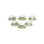 Lucky Art Sylva Porselen 6lı Çay Fincanı Seti