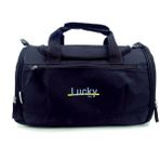 Lucky Bag Luckybag Siyah Spor Valiz Orta Boy Su Geçirmez Kumaş ile Günlük Kullanım için Uygun - 010 - Siyah