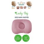 Lucky Day Kafa Yastığı Pembe Bebek Air Düz Kafa Yastığı, Kafa Yastık, Bebek Yastığı, Organik Pamuk Kumaş