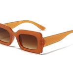 Lucky Strike 00's Güneş Gözlüğü moda, UV Koruması, Siyah Lensli Beyaz, 65mm