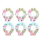 Luckyart Peony Desenli 6 Lı Bone China Porselen Çay Fincanı Seti 220 Ml Lyba037