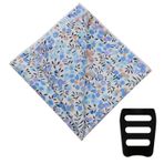 Luckyvestir Çiçek cep kareler erkekler için takım elbise pamuk mendil cep kare tutucu ile ceket düğün parti damat, Mavi, camgöbeği, pembe, siyah, 9.84 X 9.84"