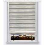 Lucra Concept MZ694-4EB Zebra Etek Dilimli Boncuklu Kahve 250x200 cm Stor Perde