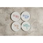 Lucra Concept The Charm Collection 20 cm Tatlı Tabağı 2'li Set - Sarı - Yeşil