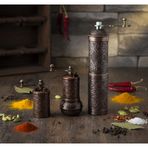 LUDIA Zamak Metal Bakır Renk 3 lü Set Karabiber,Kahve,Çörek Otu El Değirmeni Öğütücü Grinder S2