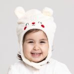 Luess Kız Bebek Bere - Ekru