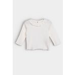 LUESS Kız bebek Bisiklet Yaka Pamuklu Sweatshirt (3 ay - 12 Ay)