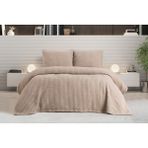 Lufa Home Devin Çift Kişilik Yatak Örtüsü Takımı - Bej - 250 x 260 cm