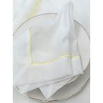 Lufa Home Paradise Nakışlı Düz Kumaş Peçete 4'lü (40*40) - Yeşil - 40 x 40 cm