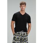 Lufian 111020145 Siyah Tuna Modern Grafik Erkek T-shirt