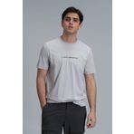 Lufian 111020190 Tony Taş Renk Erkek T-shirt