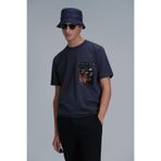 Lufian 111020202 Antrasit Erkek T-shirt