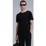Lufian 111020203 Junya Siyah Erkek T-shirt