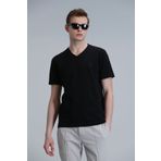 Lufian 111020224 Tuna Siyah Modern Grafik Erkek T-Shirt