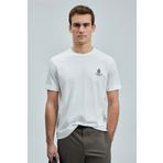 Lufian 111020263 Olıvıa Modern Grafik T- Shirt Erkek Tişort Beyaz