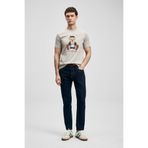 Lufian 111020305 Teddy Modern Grafik T- Shirt Erkek T-Shirt BEJ