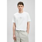 Lufian 111020306 Larry Modern Grafik T- Shirt Tişört Erkek Tişort BEYAZ