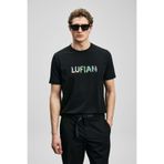 Lufian 111020317 Surge Erkek Basic T- Shirt Tişört Erkek Tişort SİYAH