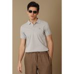 Lufian 111040091 Taş Polo Yaka Düz Kısa Kollu Erkek T-shirt