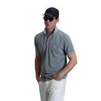 Lufian 111040163 Vernon Gri Smart Polo Erkek T-shirt