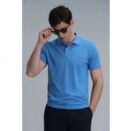 Lufian 111040164 Laon Açık Mavi Erkek T-shirt