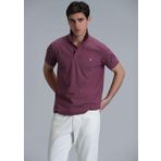 Lufian 111040164 Laon Mürdüm Smart Polo Erkek T-Shirt