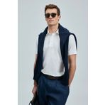 Lufian 111040228 Luna Polo Yaka Tişort Erkek T-Shirt BEYAZ