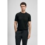Lufian 111090156 Tıno Erkek Modal Karışımlı T- Shirt Erkek T-Shirt SİYAH