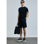 Lufian 111210077 Siyah Erkek Ross Spor Chino Slim Fit Şort