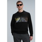 Lufian 112030099 Siyah Erkek Sweatshirt
