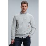 Lufian 112030109 Alexander Gri Erkek Sweatshirt
