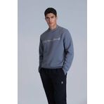 Lufian 112030137 Koyu Mavi Loved Erkek Sweatshirt