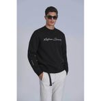 Lufian 112030137 Siyah Loved Erkek Sweatshirt