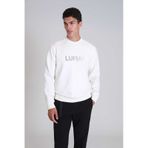 Lufian 112030145 Luther Kırık Beyaz Erkek Sweatshirt