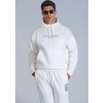 Lufian 112030152 Brave Kırık Beyaz Erkek Sweatshirt