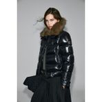 Lufian 122120041 Siyah Daisy Kaz Tüyü Kadın Mont