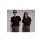 Lufian 2 Li Eş Kombini, Siyah ve Beyaz Geniş Kalıp Yazlık Tişört, Bol Kesim Penye Premium T-shirt