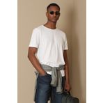 Lufian 627111020134 Junya Basic Beyaz Erkek T-shirt