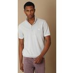 Lufian 627111040092 Vernon Açık Gri Spor Polo Yaka Erkek T-shirt