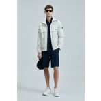 Lufian Aler Spor Erkek Chino Şort Slim Fit Lacivert