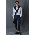 Lufian Alvi Smart Lacivert Chino Slim Fit Erkek Pantolon