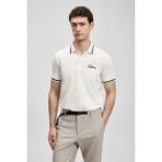 Lufian Artos Smart Erkek Polo Tişört Kırık Beyaz - 3XL