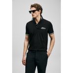 Lufian Artos Smart Erkek Polo Tişört Siyah - 2XL