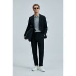 Lufian Asel Spor Erkek Blazer Ceket Slim Fit Siyah - -- - 54