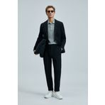 Lufian Asel Spor Erkek Blazer Ceket Slim Fit Siyah