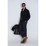 Lufian Barena Erkek Basic Gömlek Slim Fit Lacivert - XL
