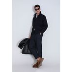 Lufian Barena Erkek Basic Gömlek Slim Fit Lacivert
